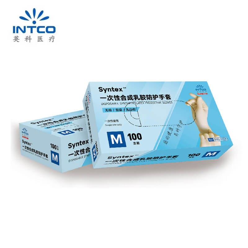 Syntex 一次性合成乳胶防护手套,L码