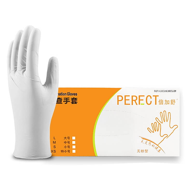 一次性使用医用橡胶检查手套,无粉麻面,L号,5g